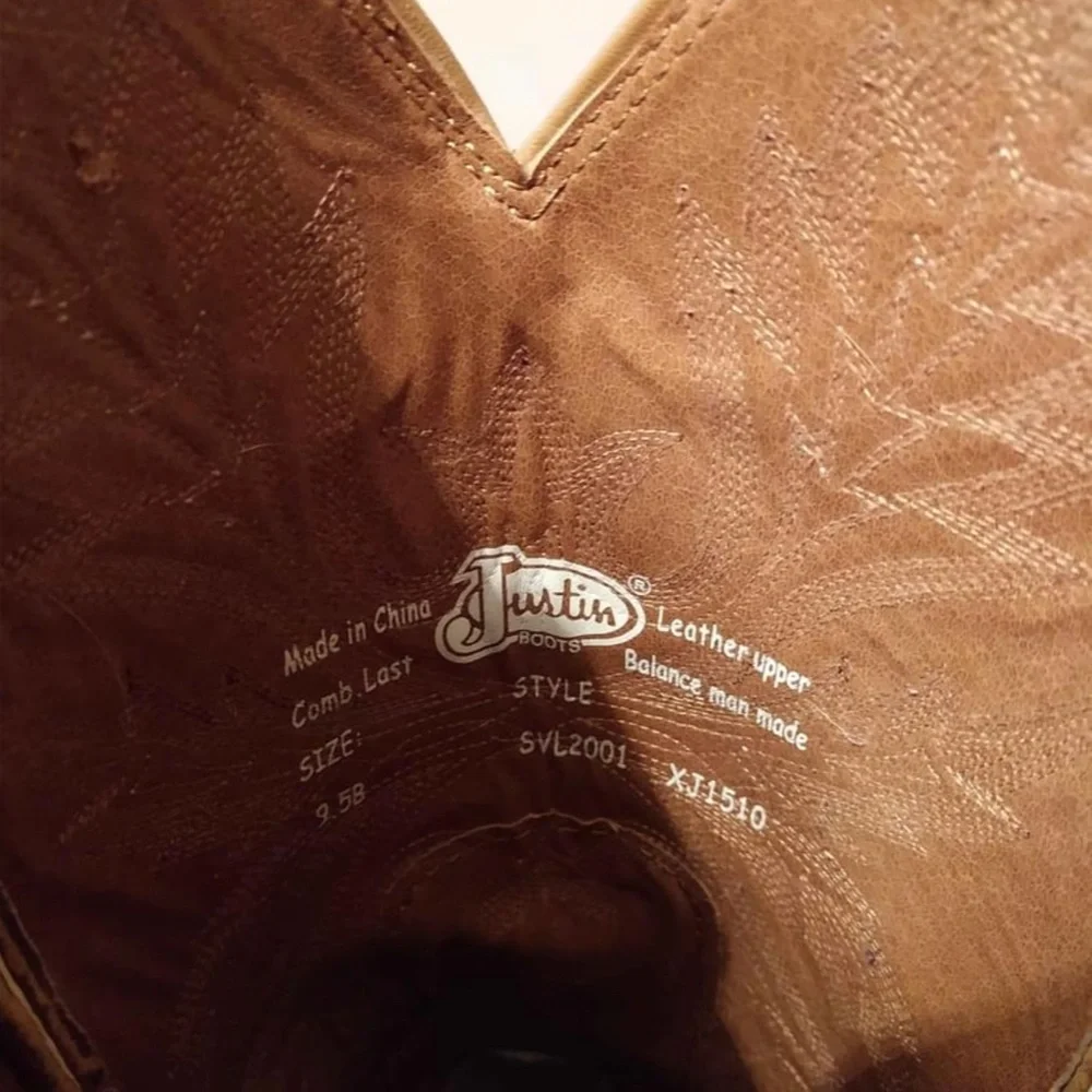 Justin Women's Boots size 9.5B - Picture 8 of 8